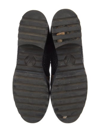 Louis Vuitton LV Monogram Suede Combat Boots