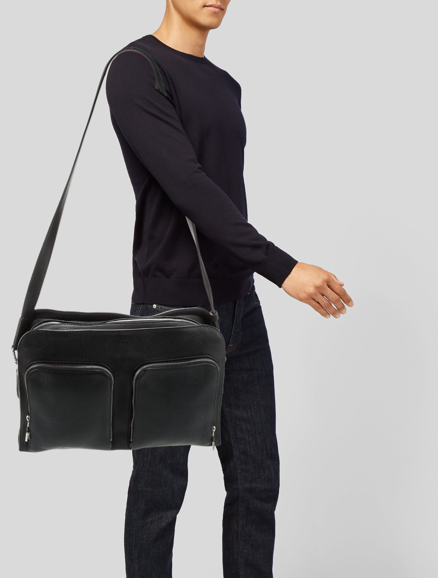 Louis Vuitton Taiga Leather Messenger Bag