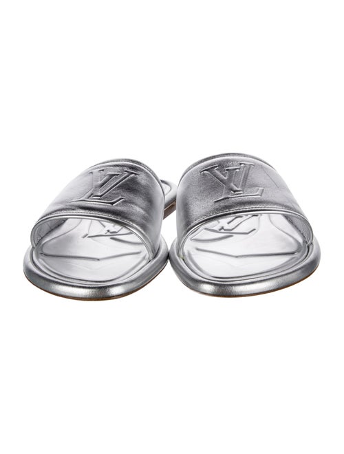 Louis Vuitton LV Monogram Leather Slides
