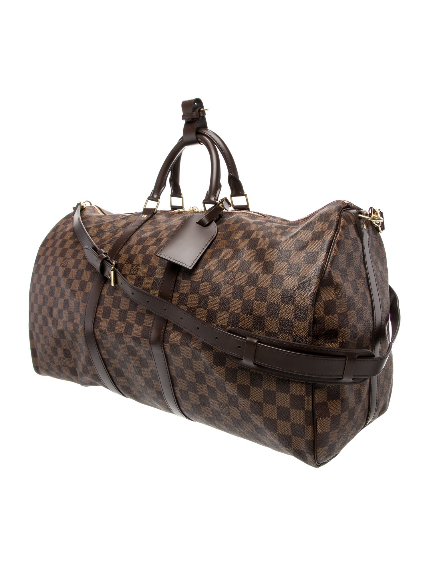 Louis Vuitton Damier Ebene Keepall Bandouliere 55