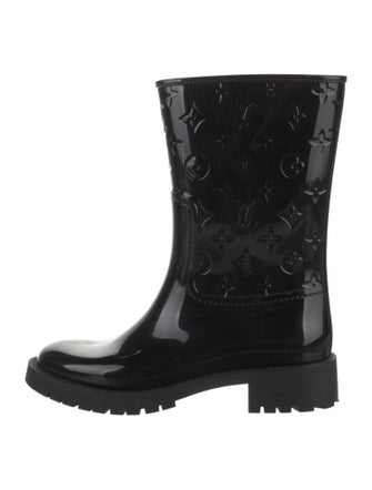 Louis Vuitton LV Monogram Rubber Rain Boots