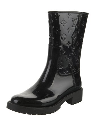Louis Vuitton LV Monogram Rubber Rain Boots