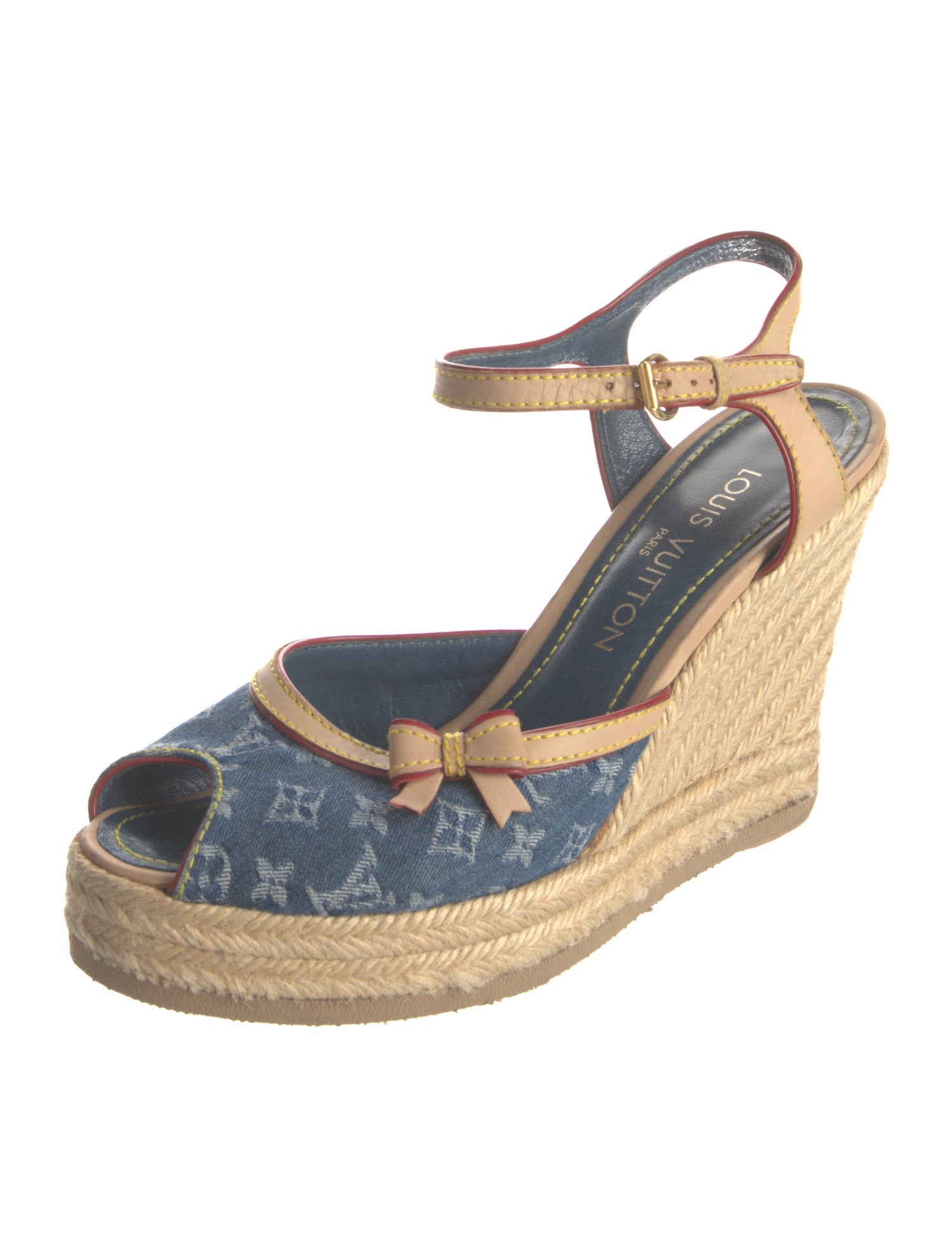 Louis Vuitton LV Monogram Denim Espadrilles