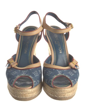 Louis Vuitton LV Monogram Denim Espadrilles