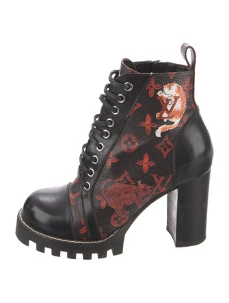 Louis Vuitton LV Monogram Combat Boots
