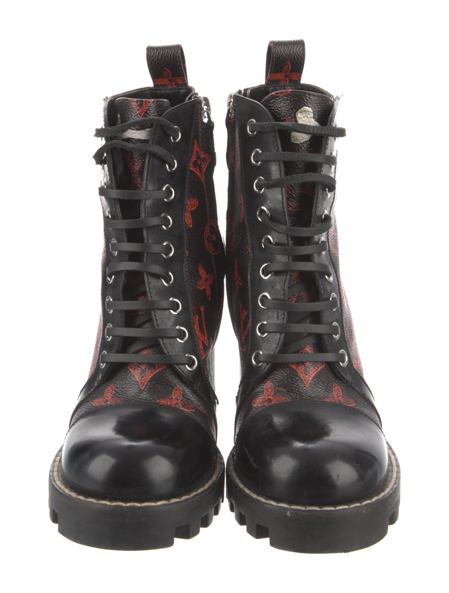 Louis Vuitton LV Monogram Combat Boots