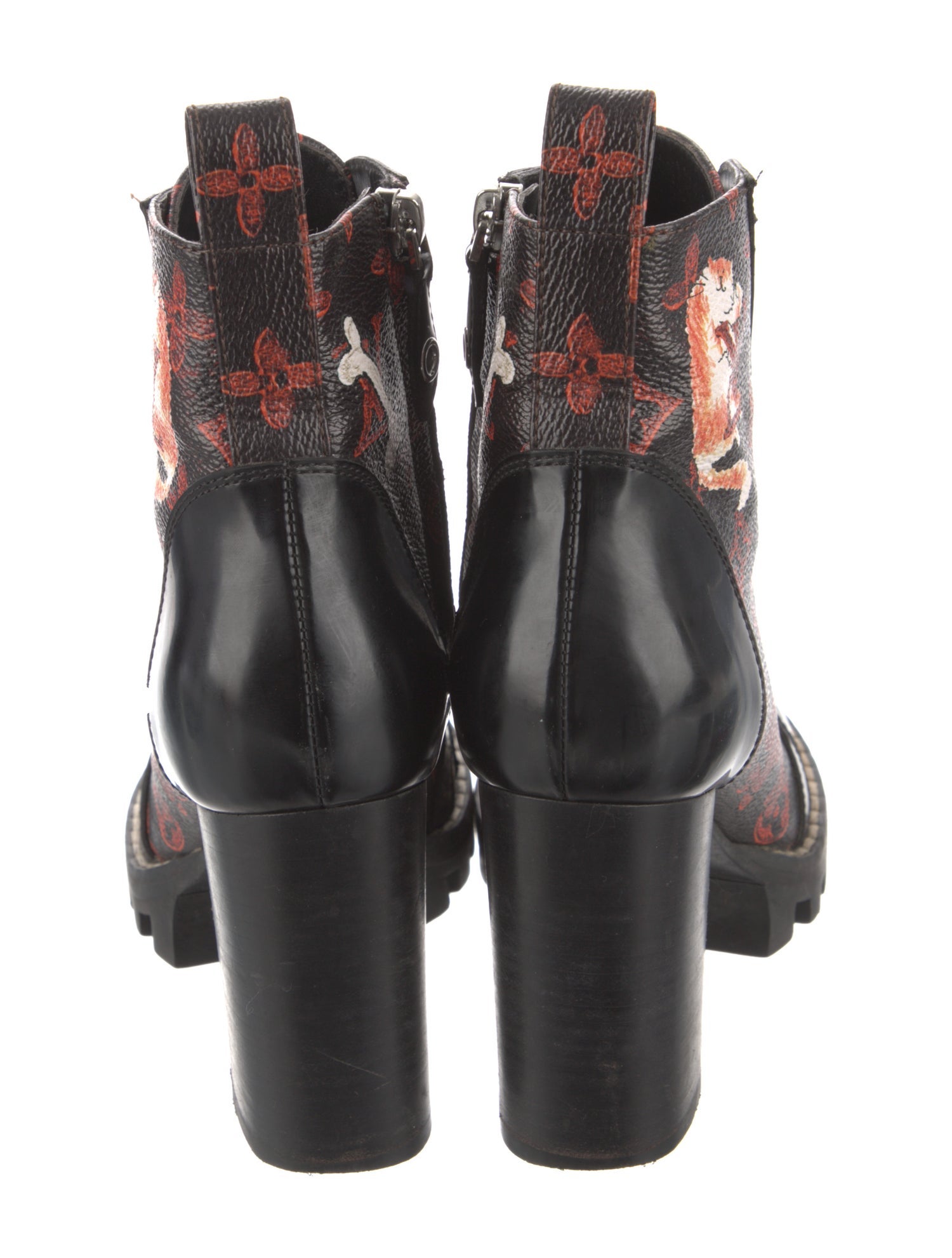 Louis Vuitton LV Monogram Combat Boots