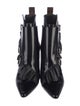 Louis Vuitton Leather Ruffle Embellishment Boots