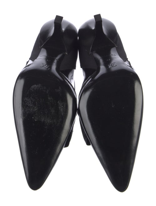 Louis Vuitton Leather Ruffle Embellishment Boots