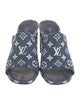 Louis Vuitton LV Monogram Denim Slides