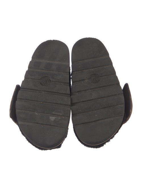 Louis Vuitton LV Monogram Leather Trim Embellishment Mules