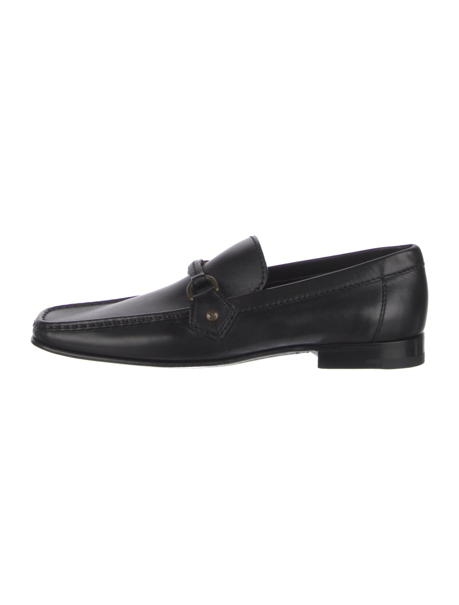 Louis Vuitton LV Monogram Leather Dress Loafers