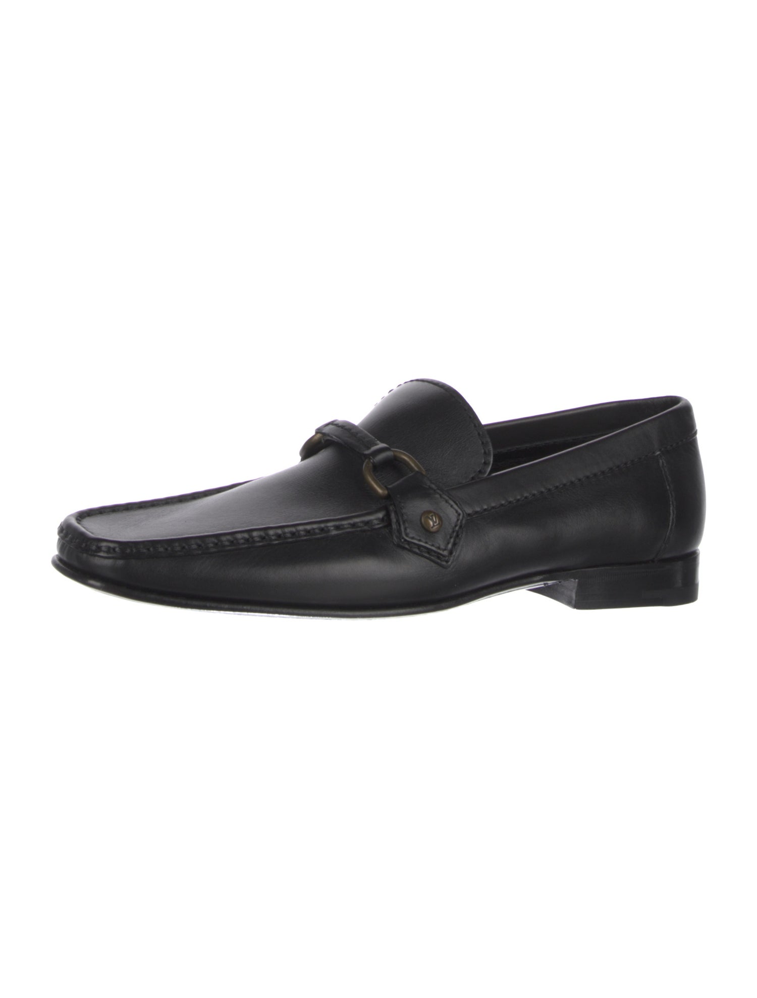 Louis Vuitton LV Monogram Leather Dress Loafers