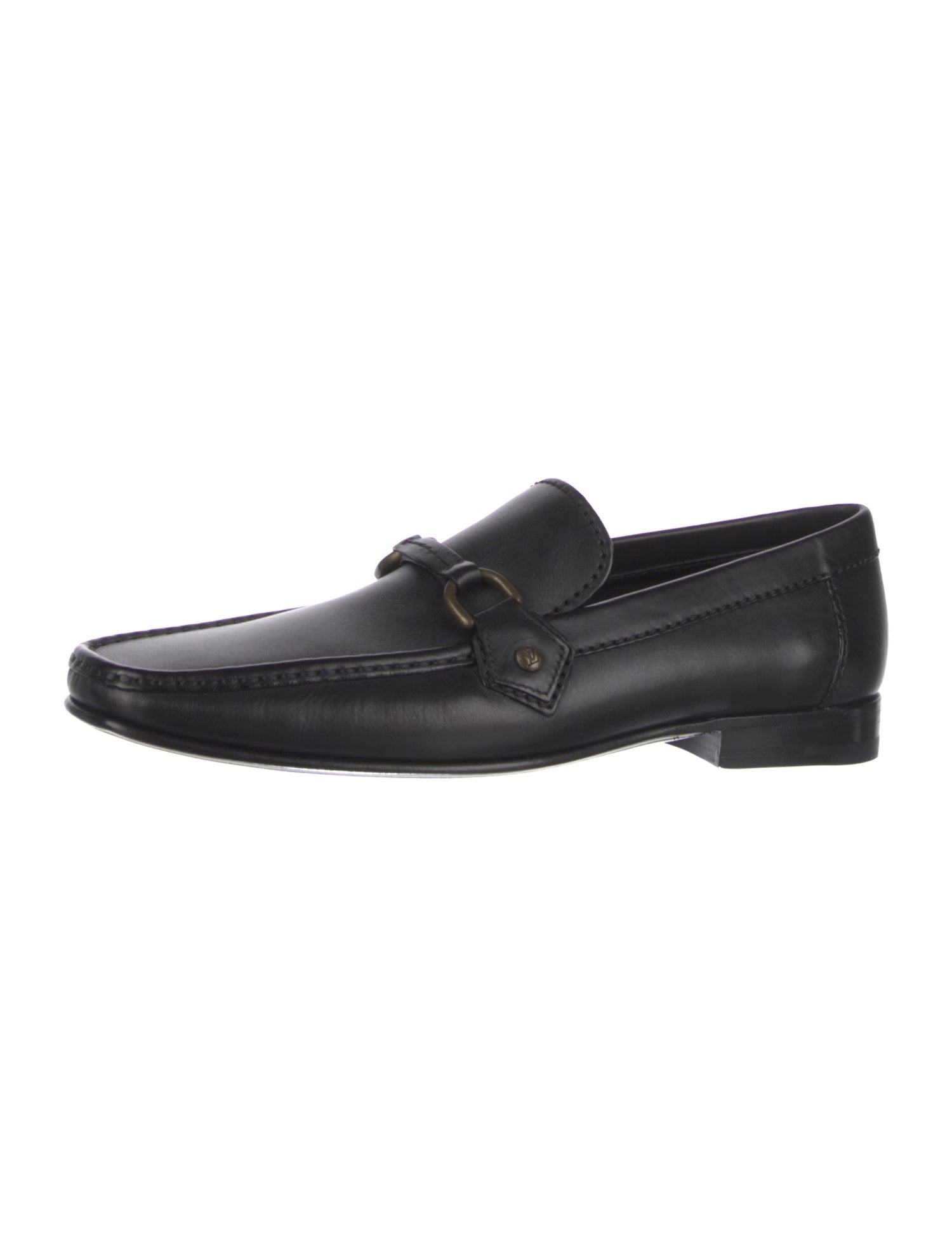 Louis Vuitton LV Monogram Leather Dress Loafers