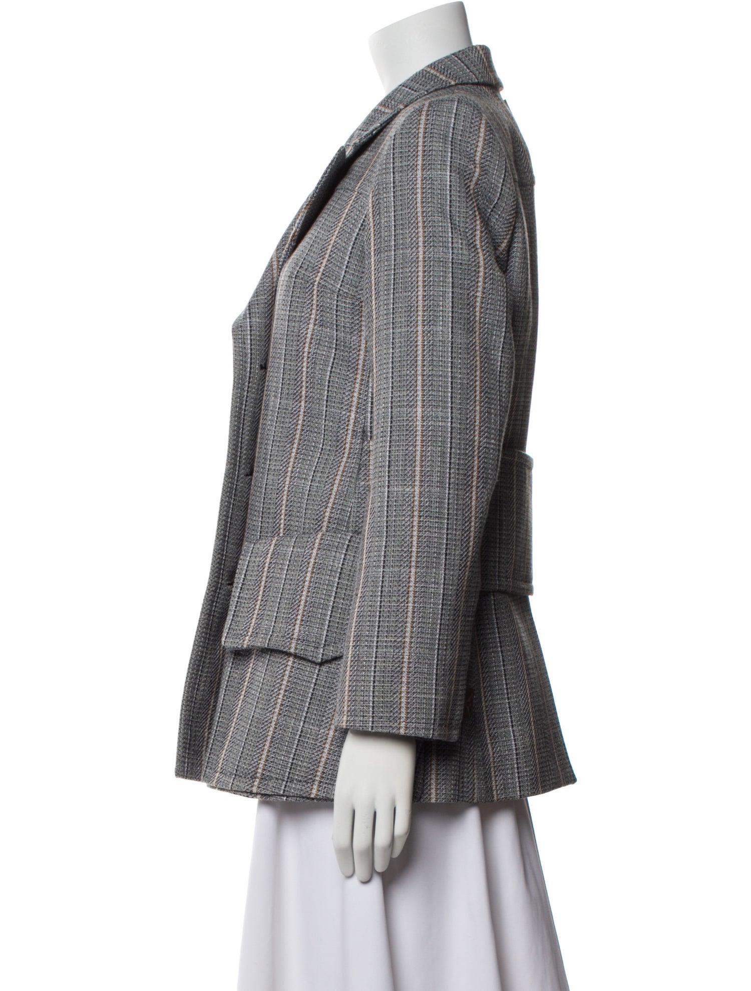 Louis Vuitton 2023 Tweed Peacoat