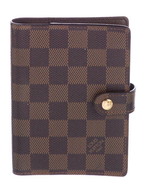 Louis Vuitton Damier Ebene Small Ring Agenda Cover