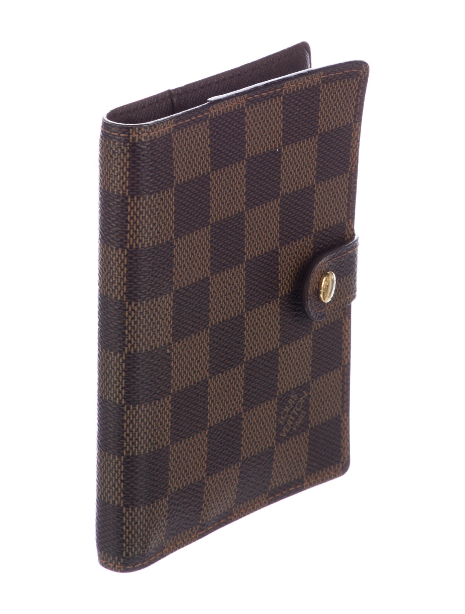 Louis Vuitton Damier Ebene Small Ring Agenda Cover