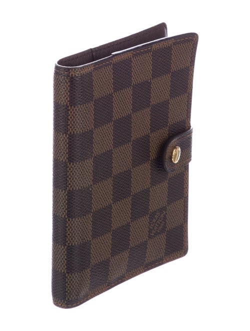 Louis Vuitton Damier Ebene Small Ring Agenda Cover