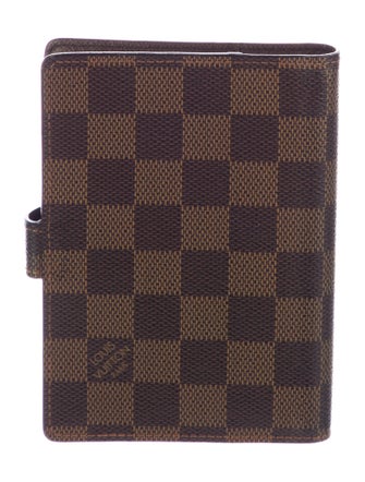 Louis Vuitton Damier Ebene Small Ring Agenda Cover