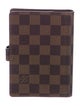 Louis Vuitton Damier Ebene Small Ring Agenda Cover