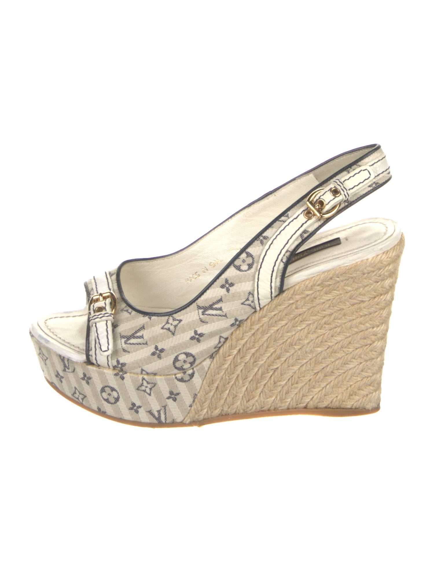 Louis Vuitton Monogram Mini Lin Pattern Canvas Espadrilles