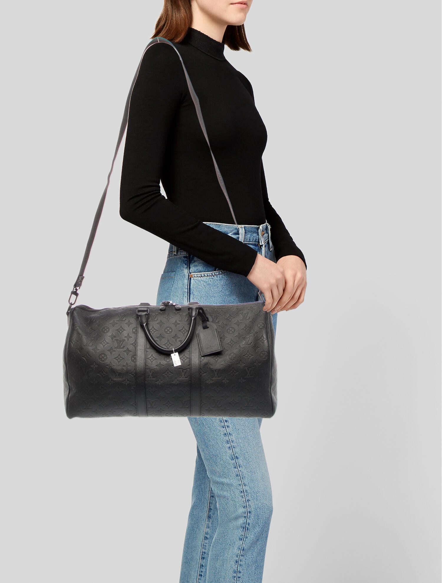 Louis Vuitton Monogram Eclipse Keepall Bandouliere 50