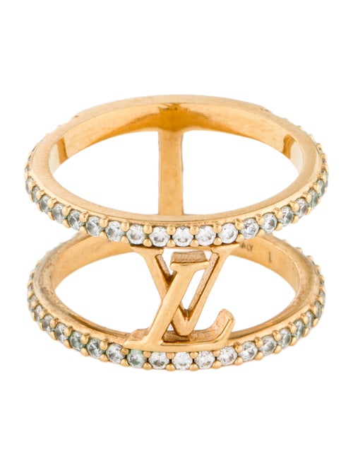 Louis Vuitton Crystal LV Iconic Ring