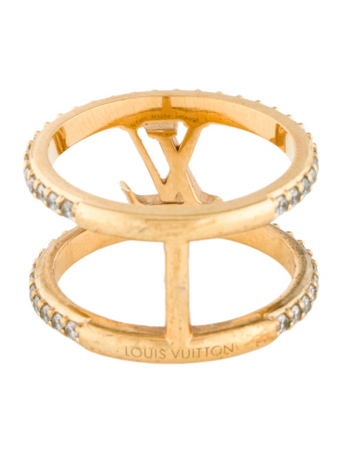 Louis Vuitton Crystal LV Iconic Ring