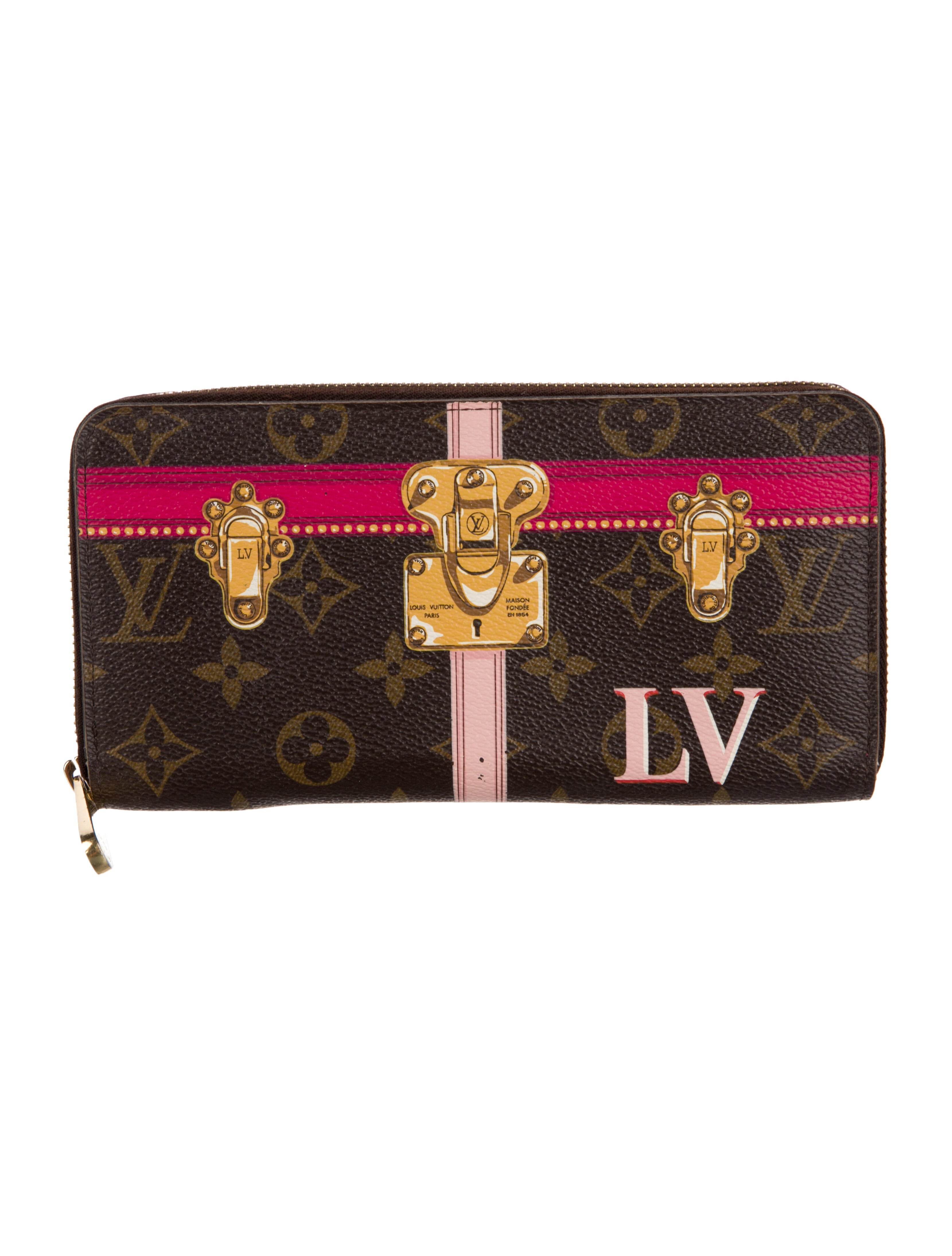 Louis Vuitton LV Monogram Coated Canvas Zippy Wallet