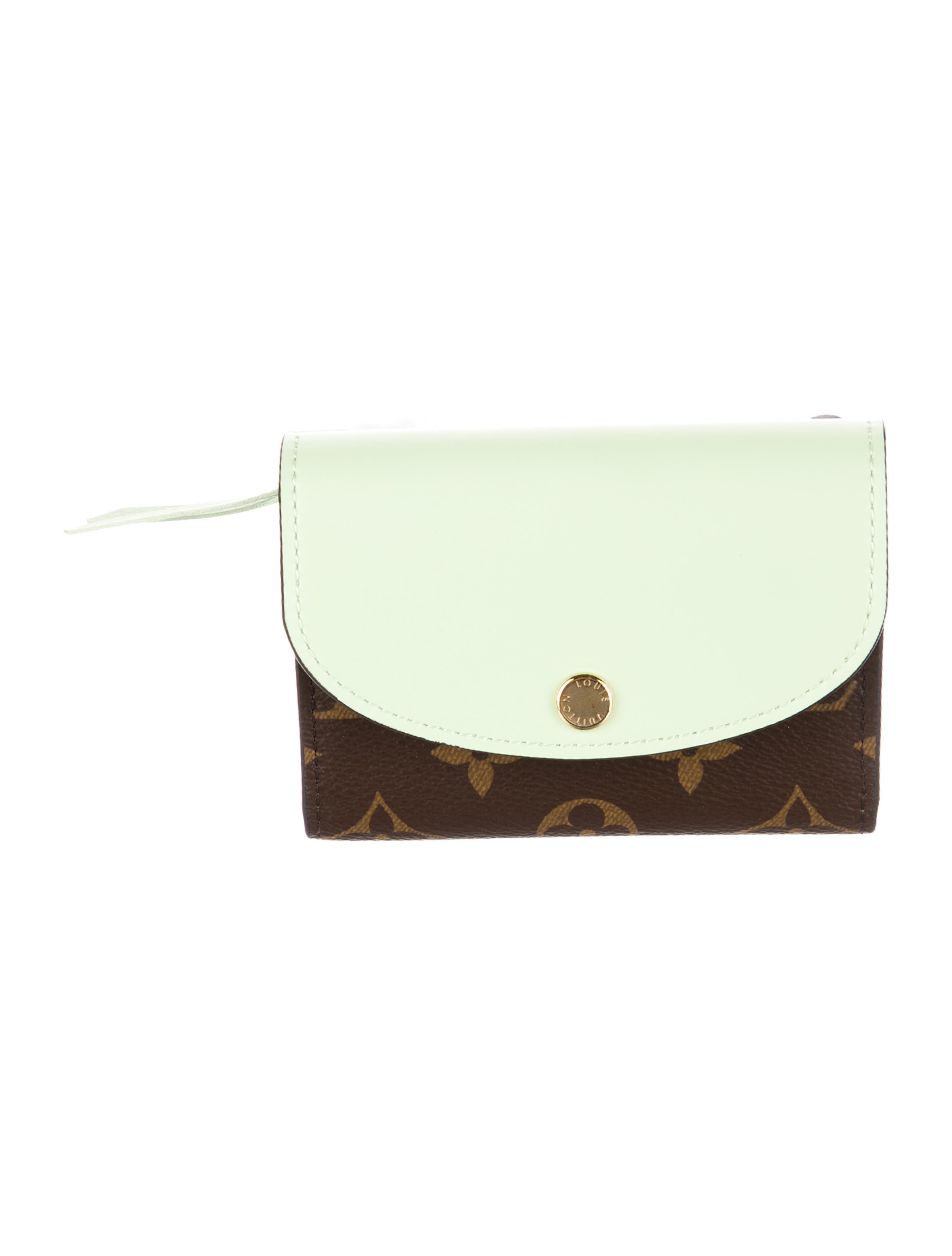 Louis Vuitton LV Monogram Coated Canvas Rosalie Coin Purse