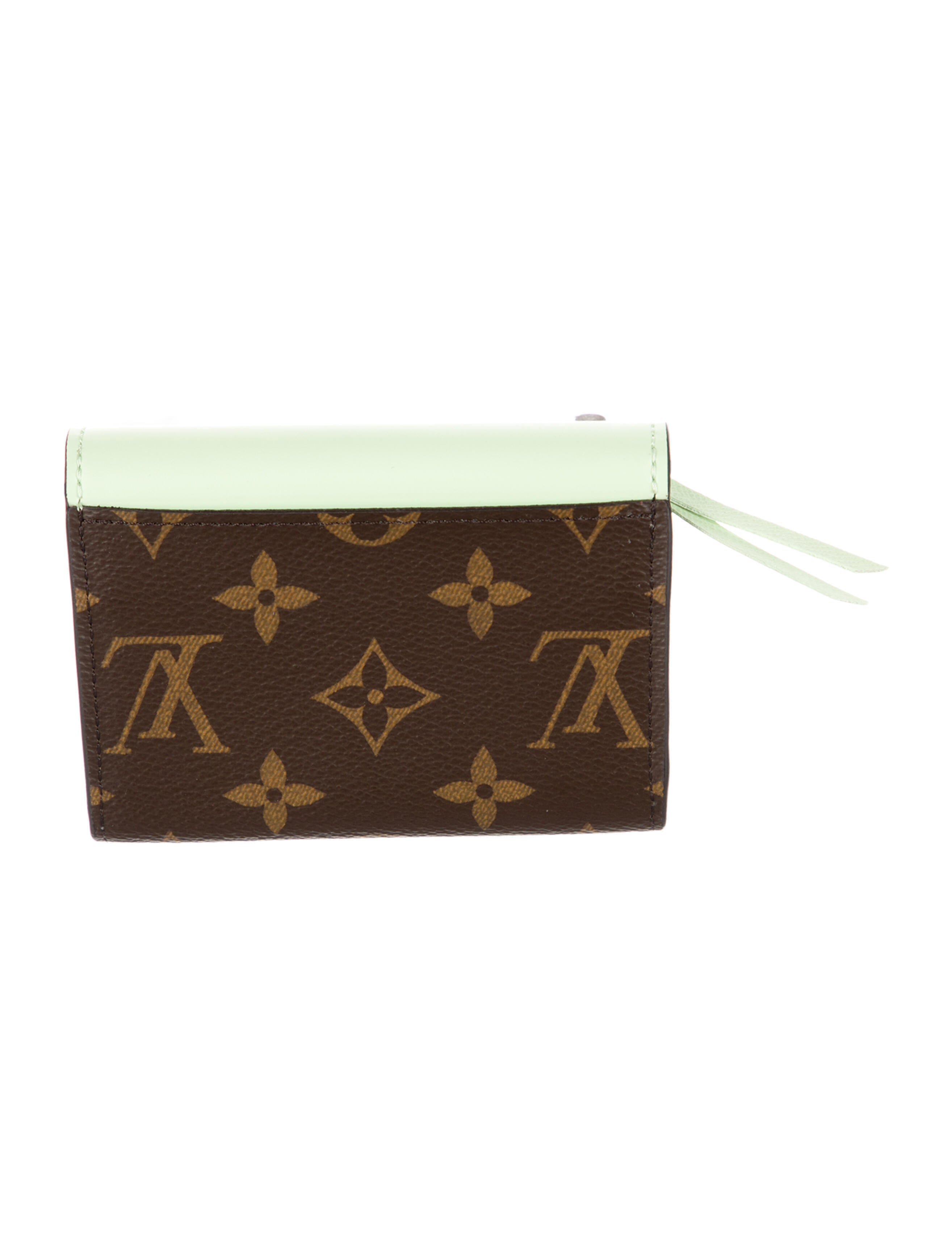 Louis Vuitton LV Monogram Coated Canvas Rosalie Coin Purse