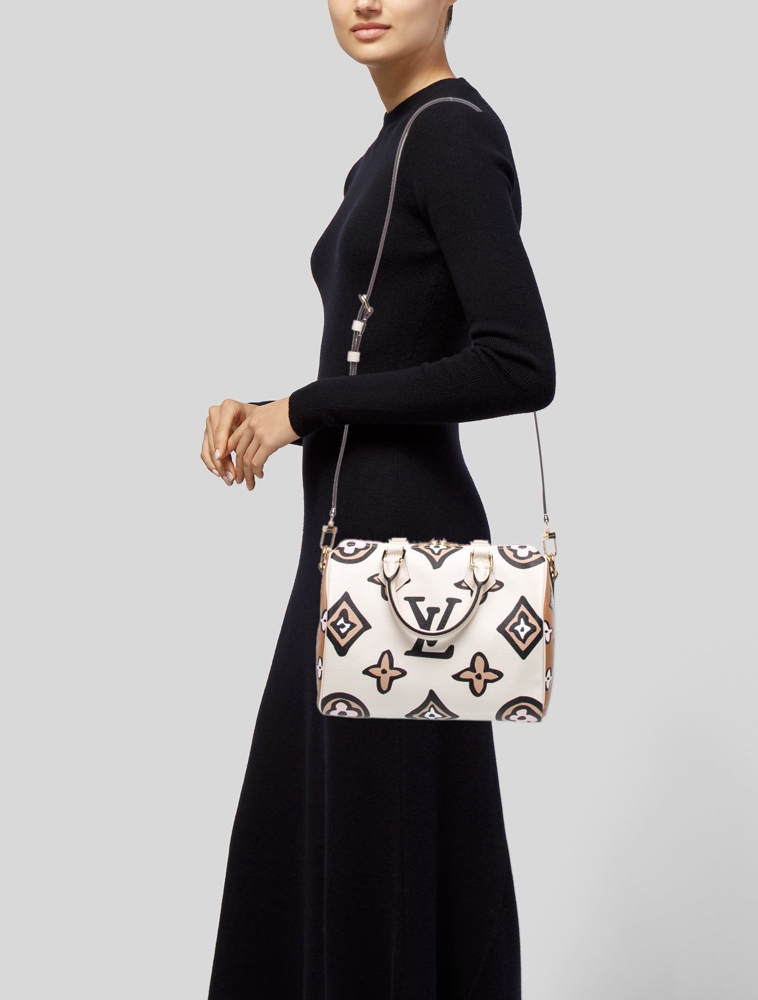 Louis Vuitton LV Monogram Speedy Bandouliere 25