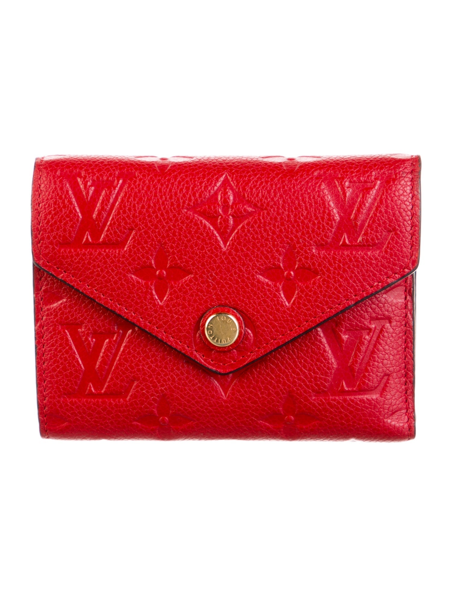 Louis Vuitton LV Monogram Empreinte Leather Victorine Wallet