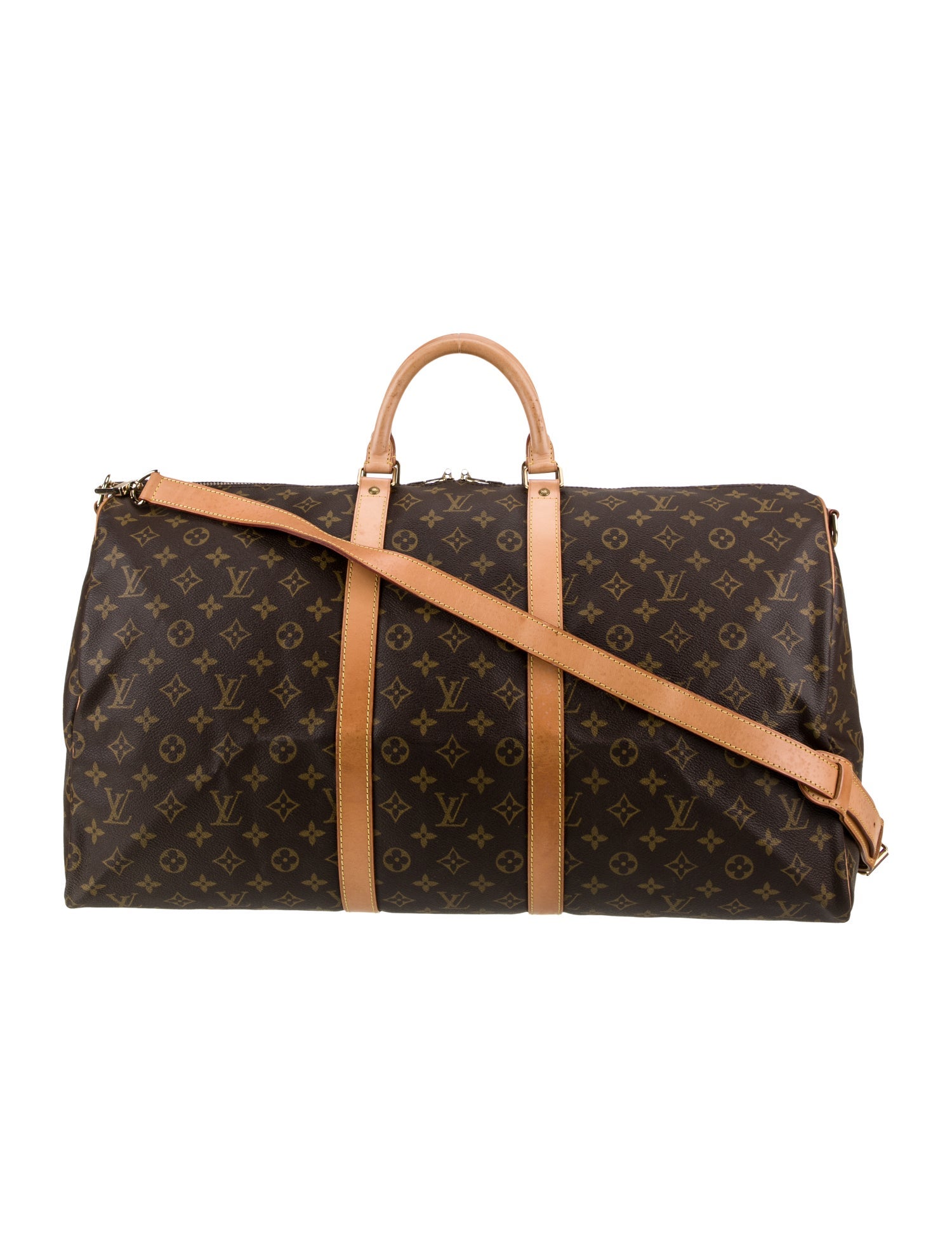 Louis Vuitton LV Monogram Keepall Bandouliere 55 Vintage