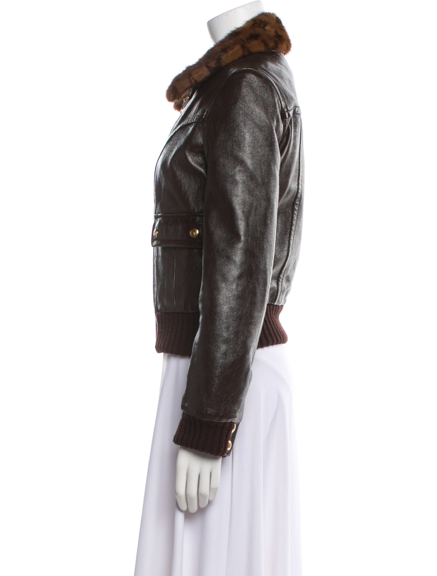 Louis Vuitton Vintage 2006 Fur Jacket