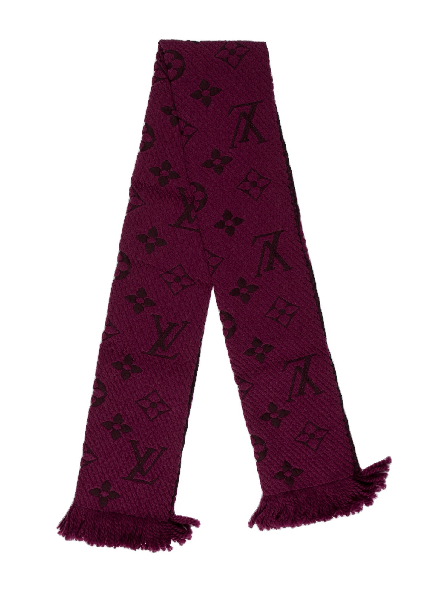 Louis Vuitton Logo Mania Wool Scarf