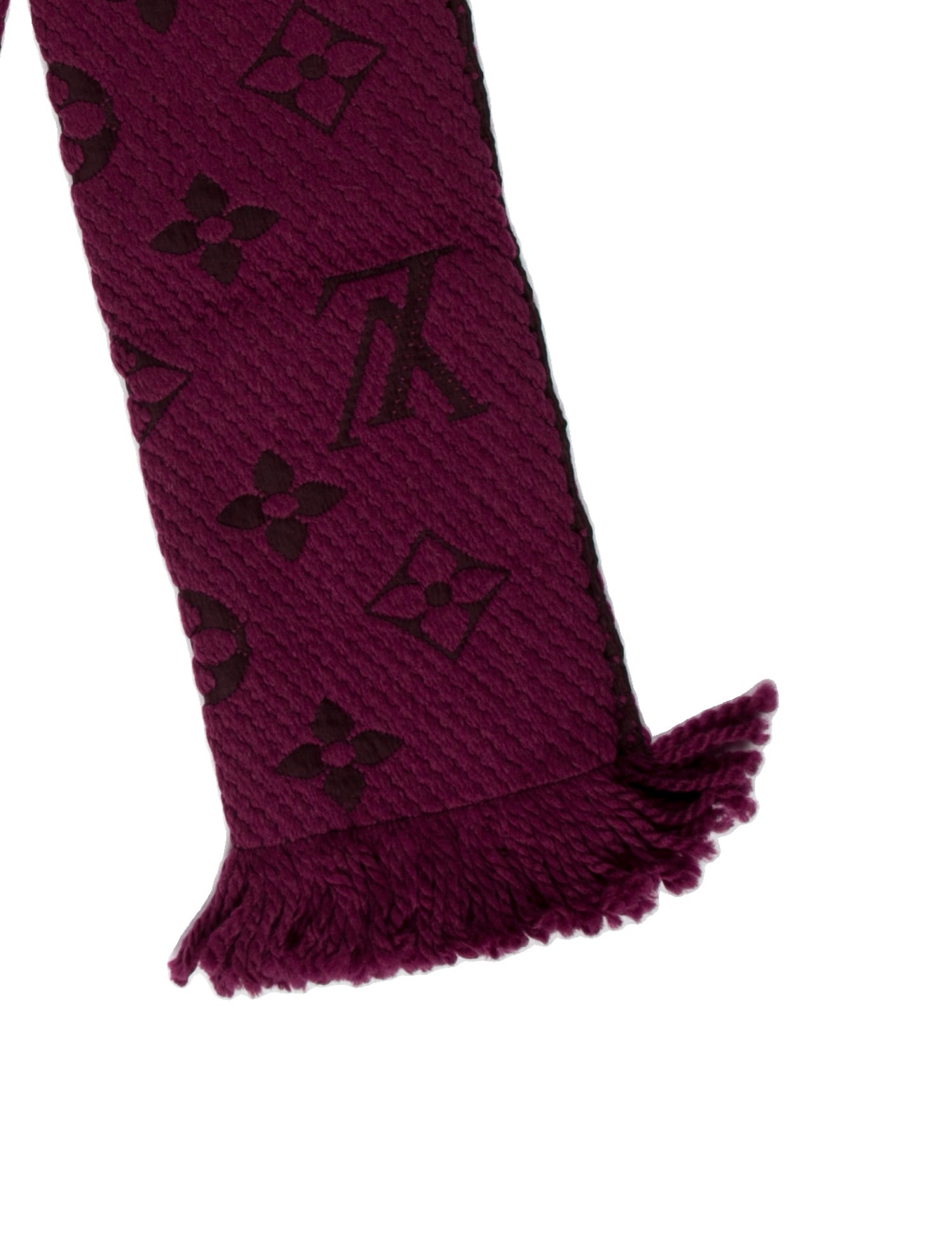 Louis Vuitton Logo Mania Wool Scarf