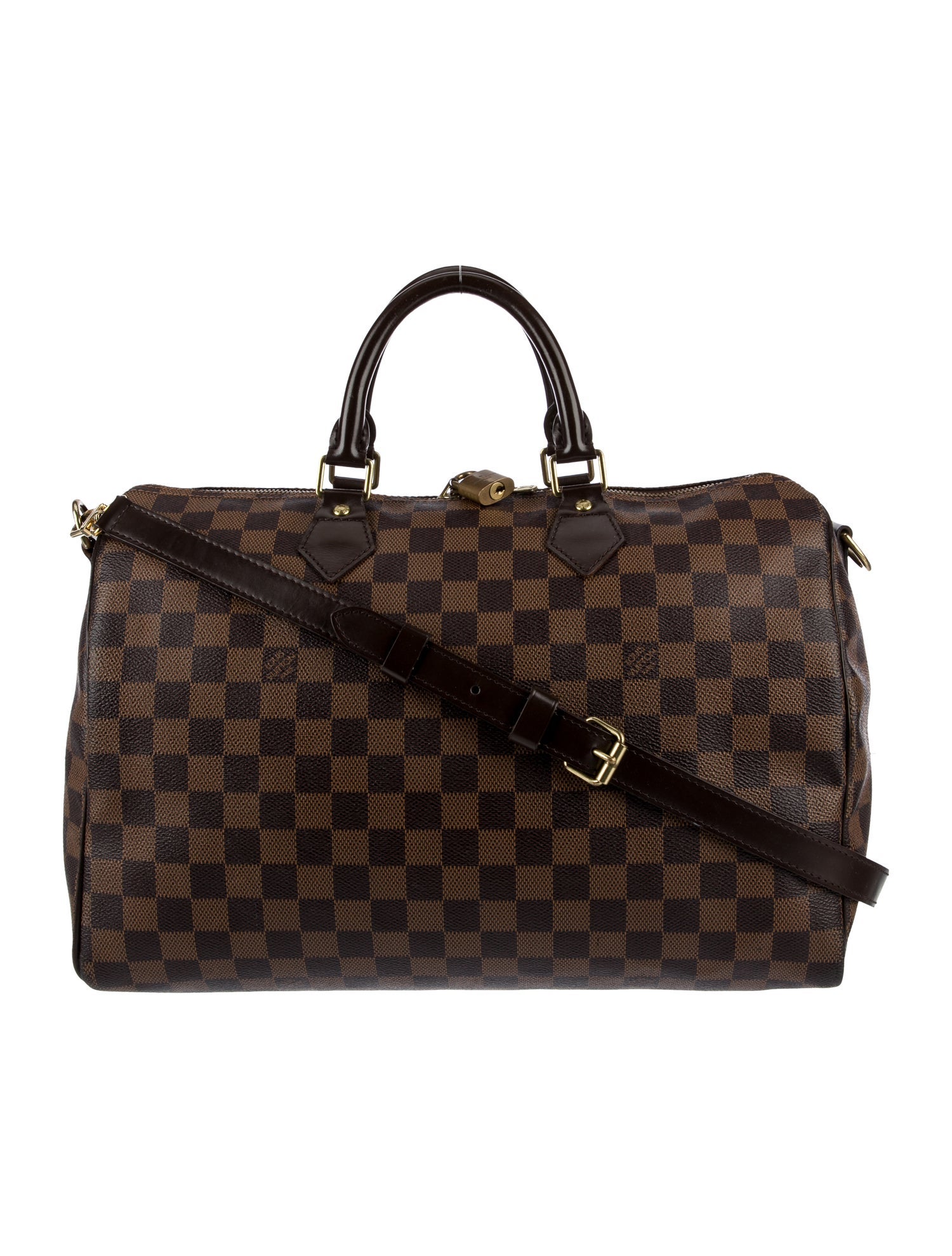 Louis Vuitton Damier Ebene Speedy Bandouliere 35