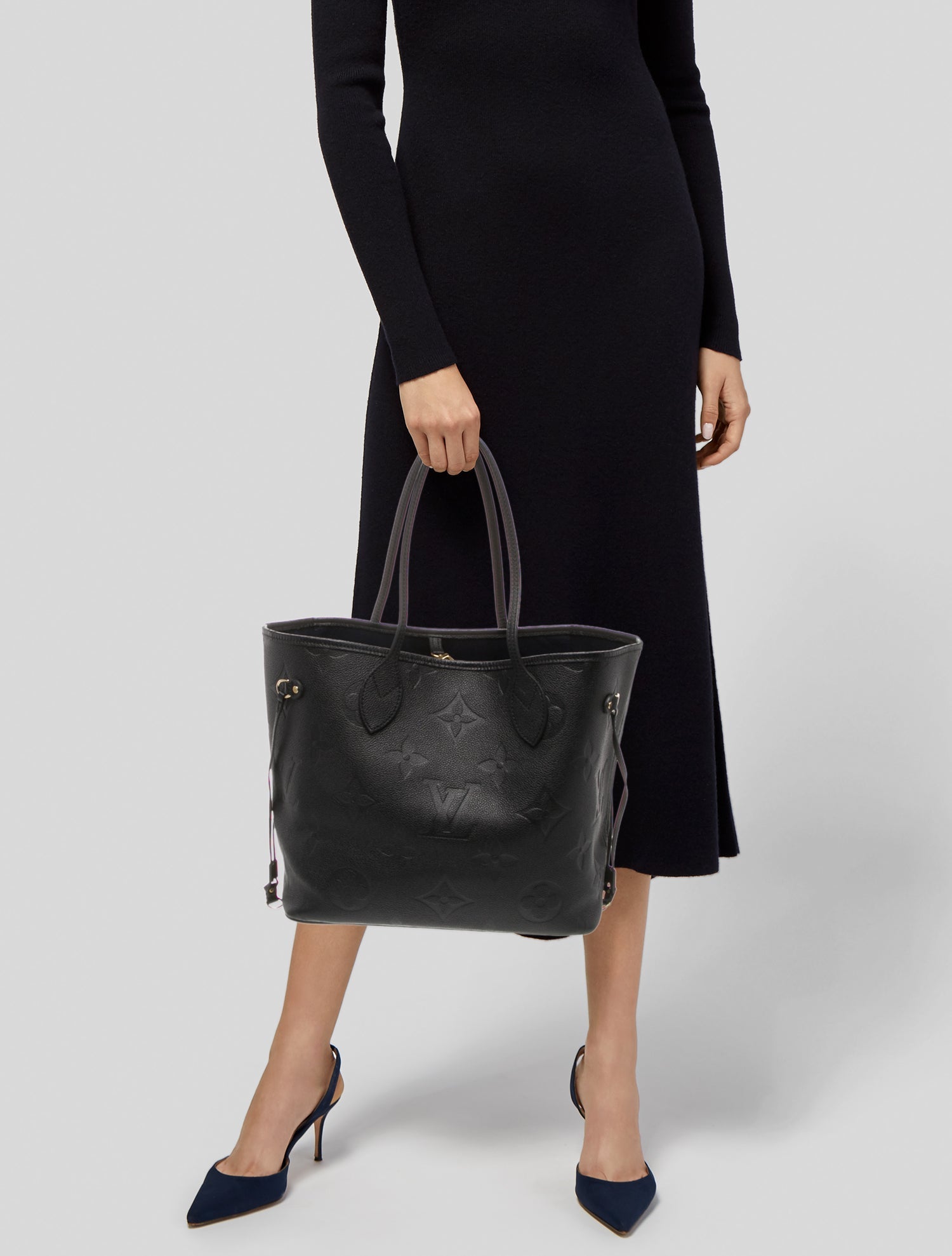 Louis Vuitton LV Monogram Neverfull w/Pouch MM