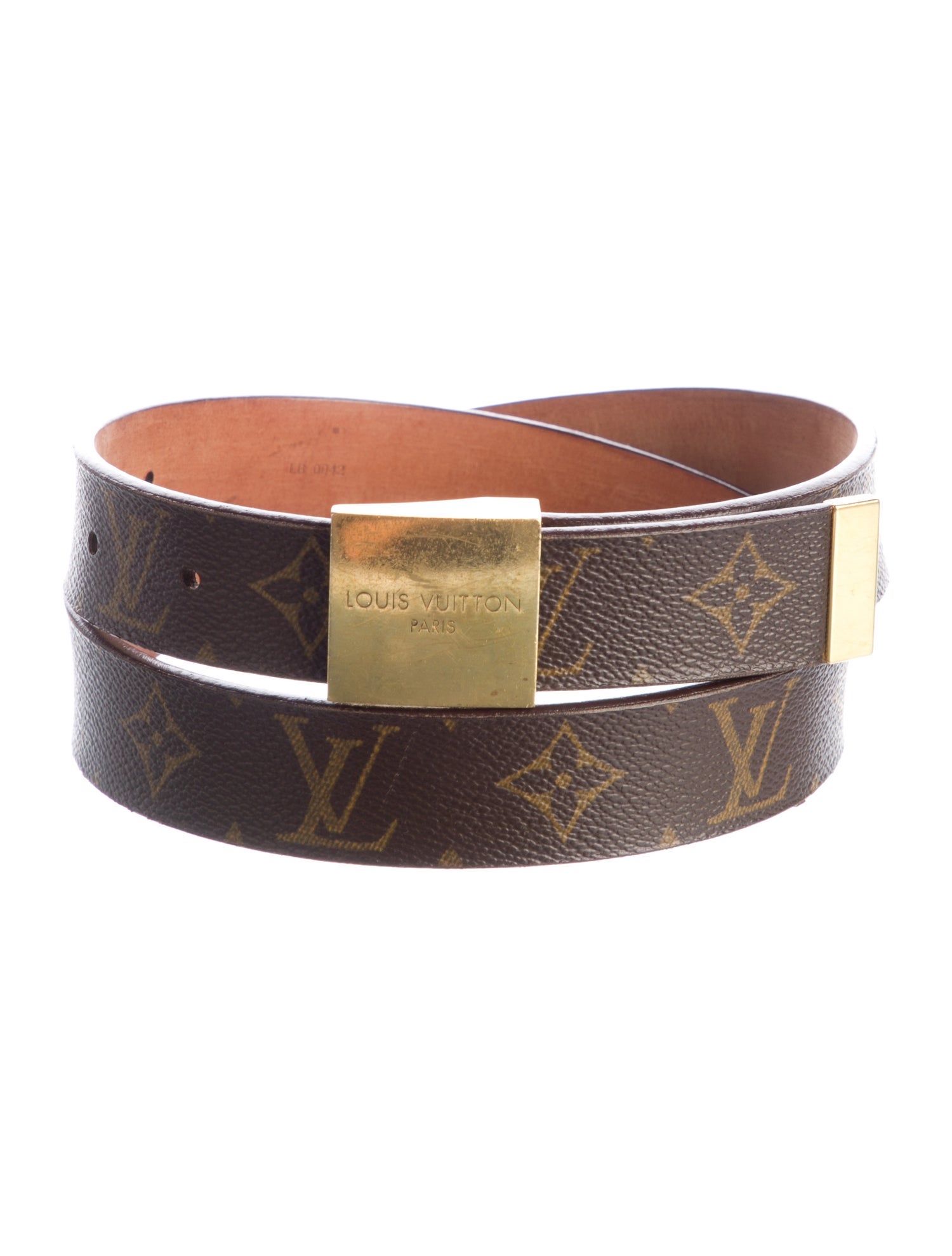 Louis Vuitton 2002 LV Monogram Belt