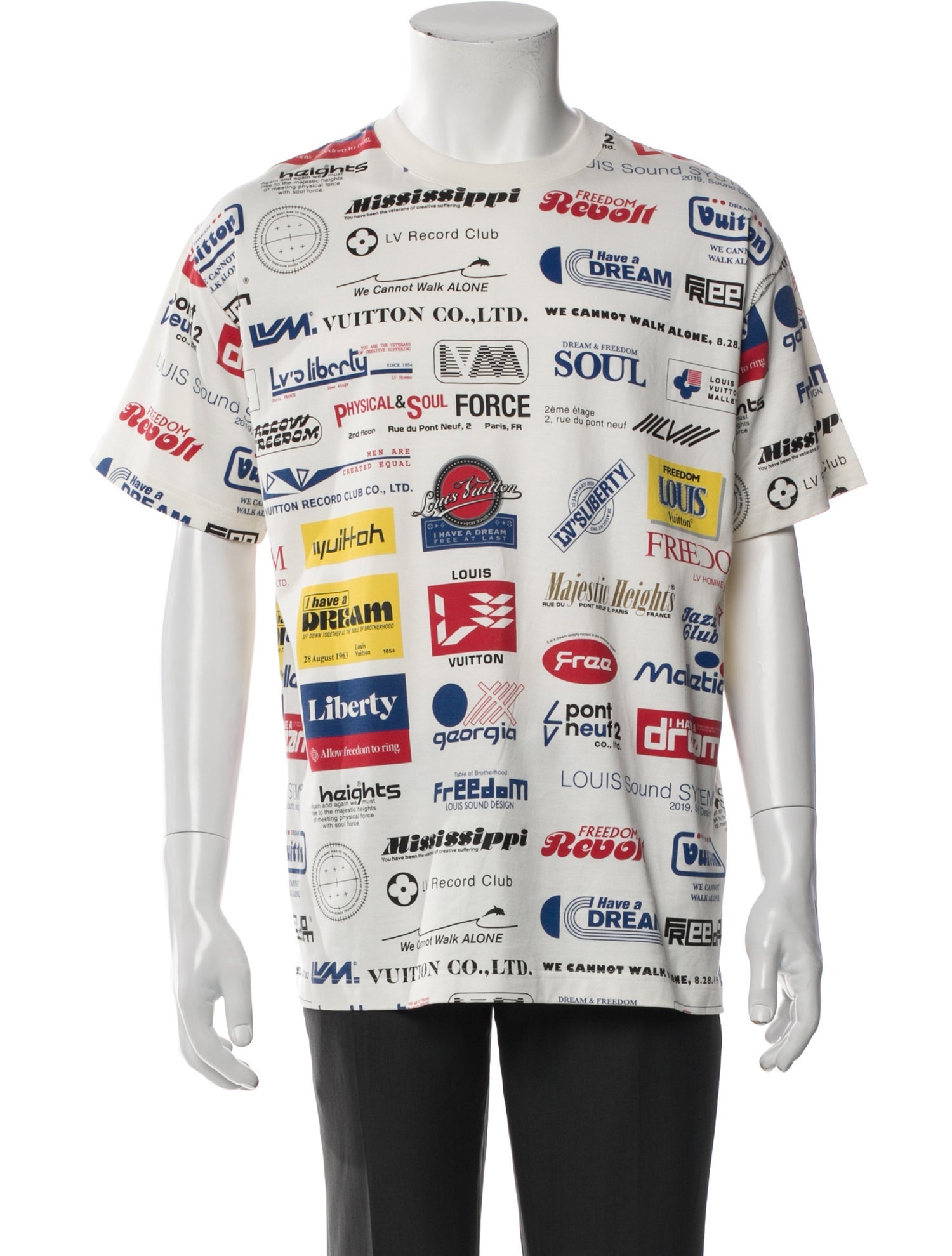 Louis Vuitton 2019 Signature Logo T-Shirt