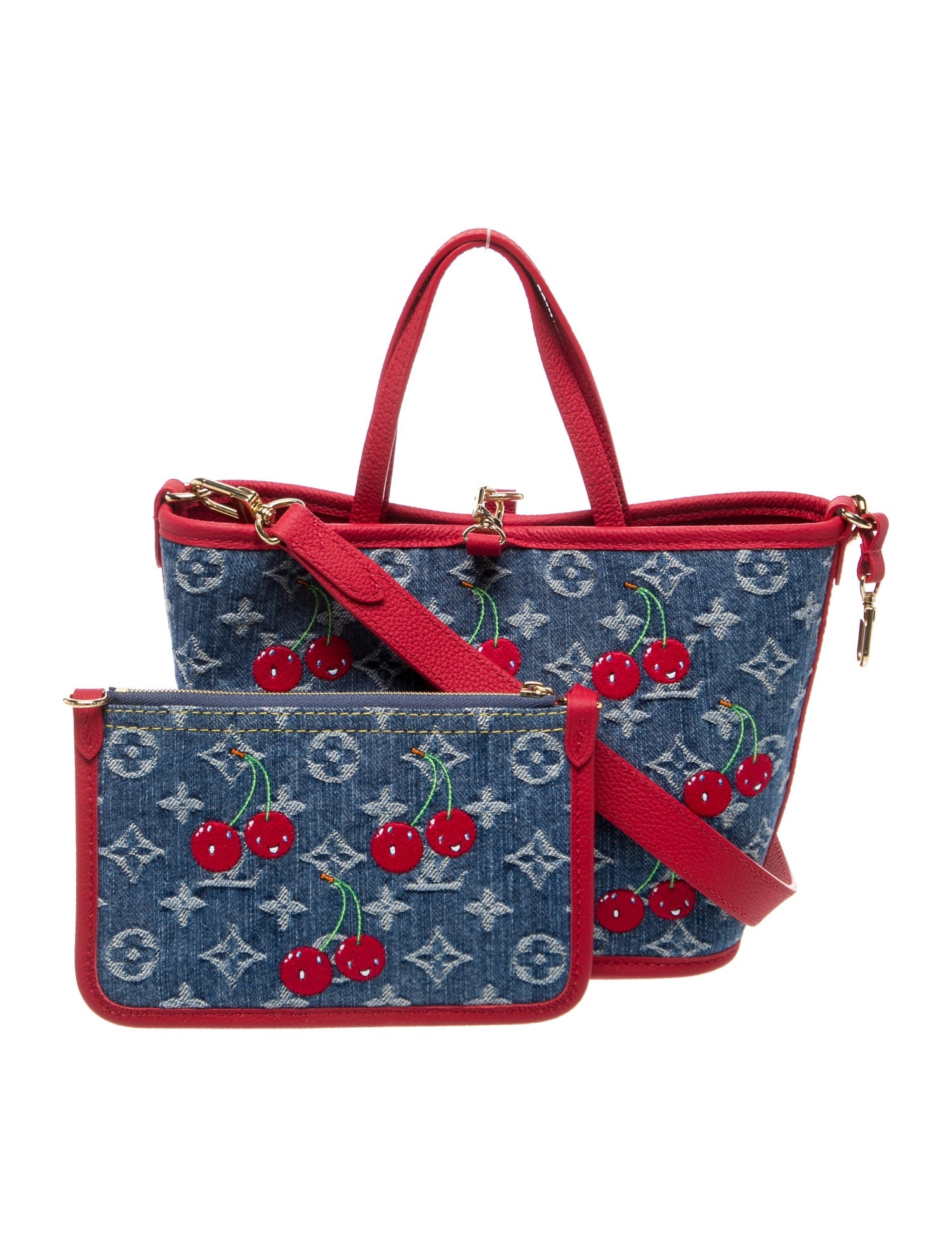 Louis Vuitton LV Monogram x Takashi Murakami 20 Year Anniversary Neverfull Inside Out BB 2025