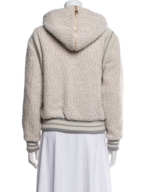 Louis Vuitton 2022 Tweed Pattern Bomber Jacket