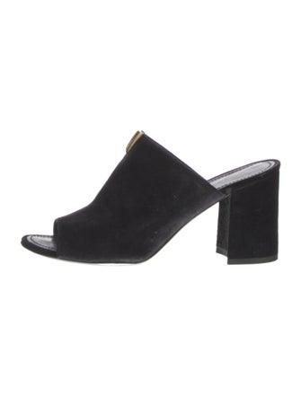 Louis Vuitton Suede Slides