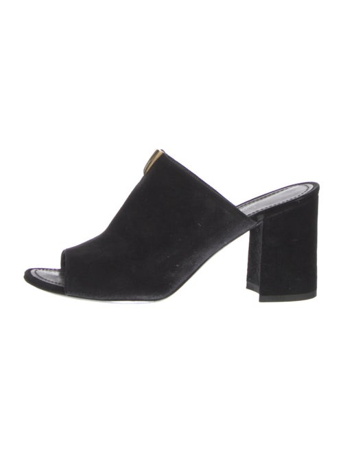 Louis Vuitton Suede Slides