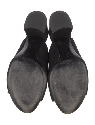 Louis Vuitton Suede Slides