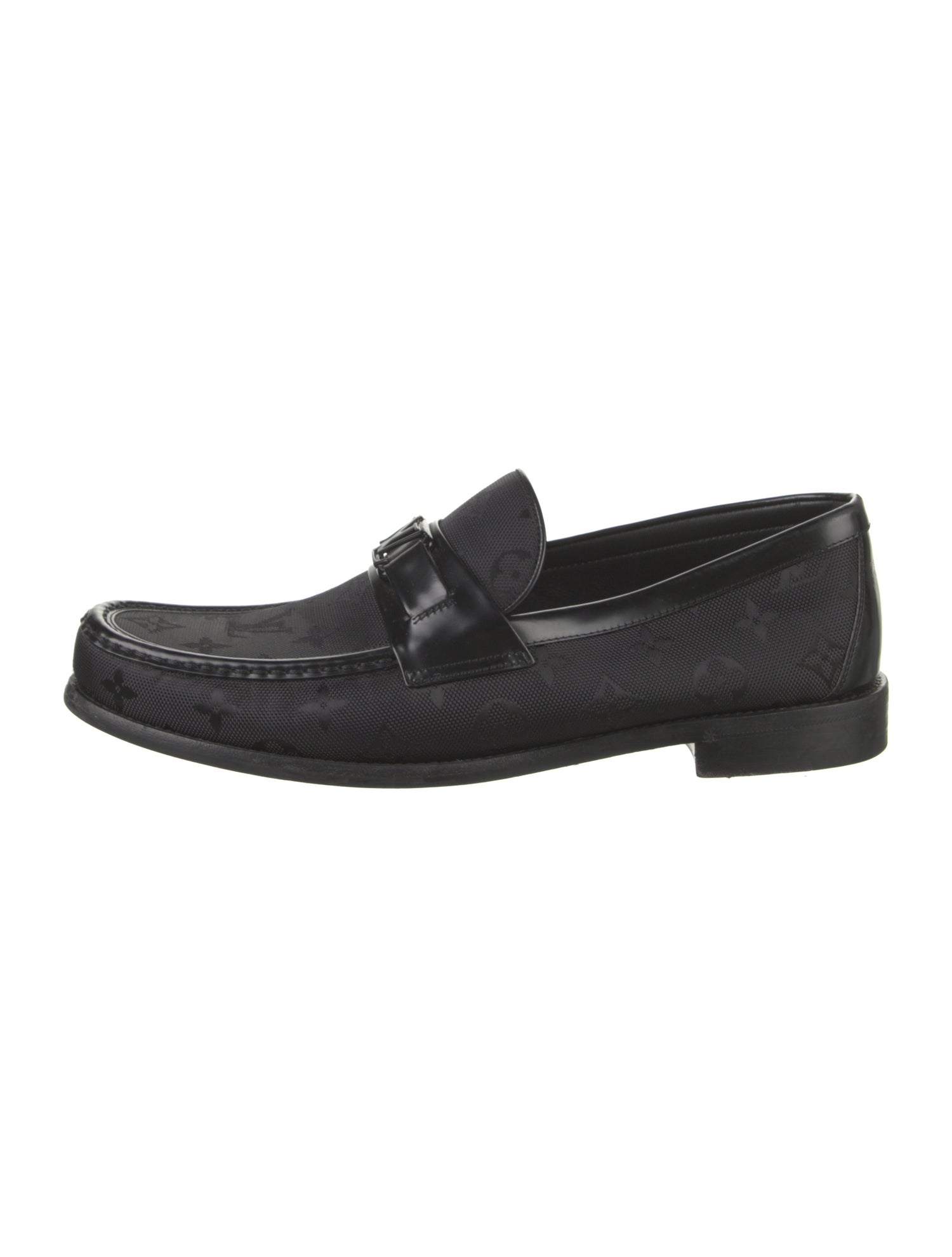 Louis Vuitton Damier Graphite Pattern Canvas Dress Loafers