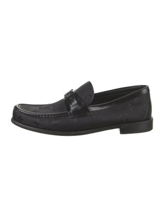 Louis Vuitton Damier Graphite Pattern Canvas Dress Loafers