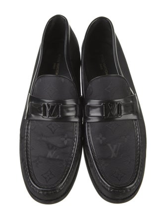 Louis Vuitton Damier Graphite Pattern Canvas Dress Loafers