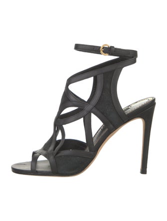 Louis Vuitton LV Monogram Suede Sandals